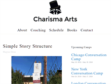Tablet Screenshot of charismaarts.com